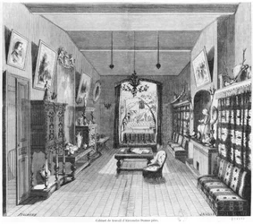 Study of Alexandre Dumas Pere